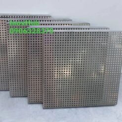 Tấm inox đục lỗ theo yêu cầu khách hàng | Hàng có sẵn 8 tấm inox đục lỗ làm hố ga