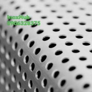 tấm inox đục lỗ uốn cong